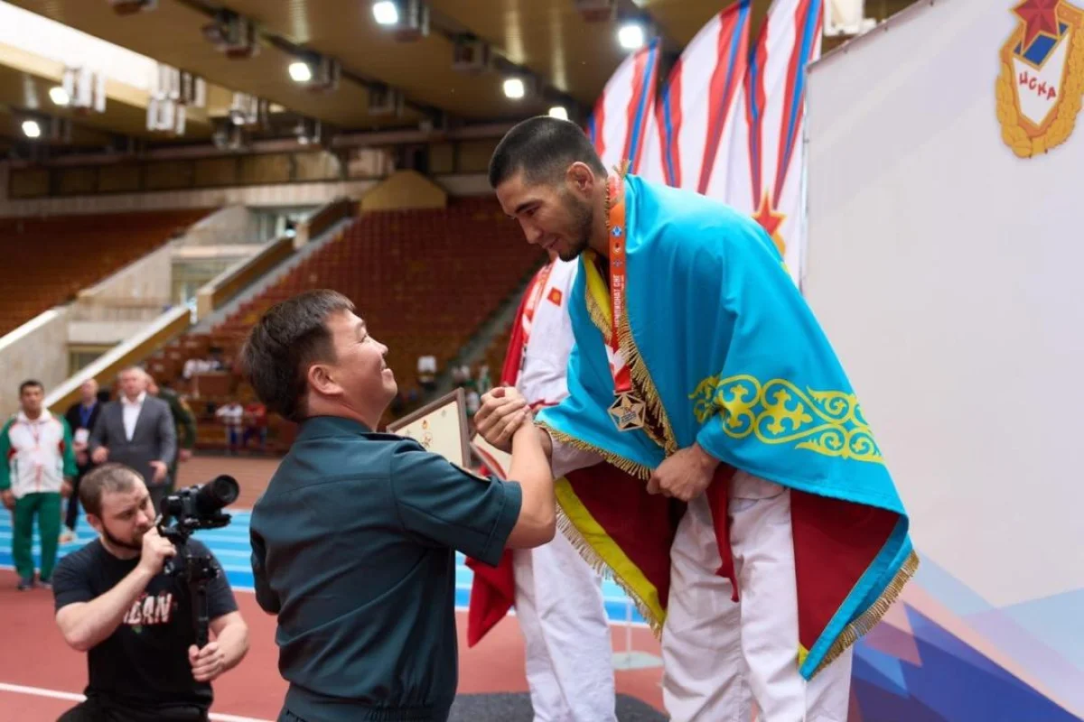 Сборная Казахстана заняла второе место на Чемпионате СНГ по армейскому рукопашному бою