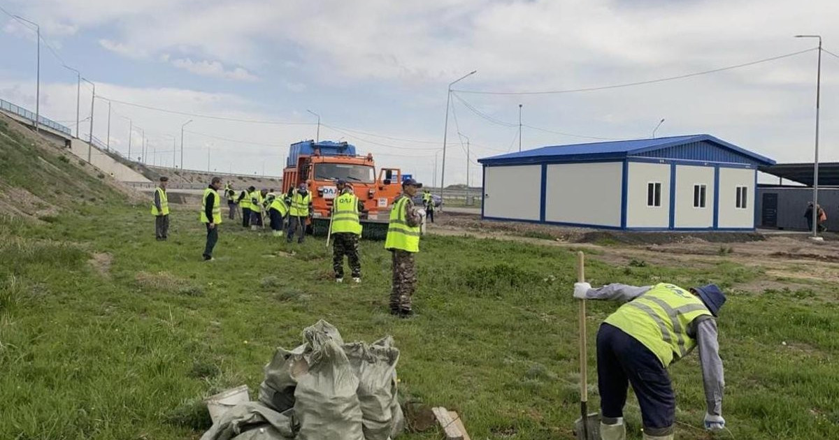  «Таза Қазақстан»: Республикалық автокөлік жолдарын көгалдандыру және абаттандыру жұмысы жүріп жатыр 