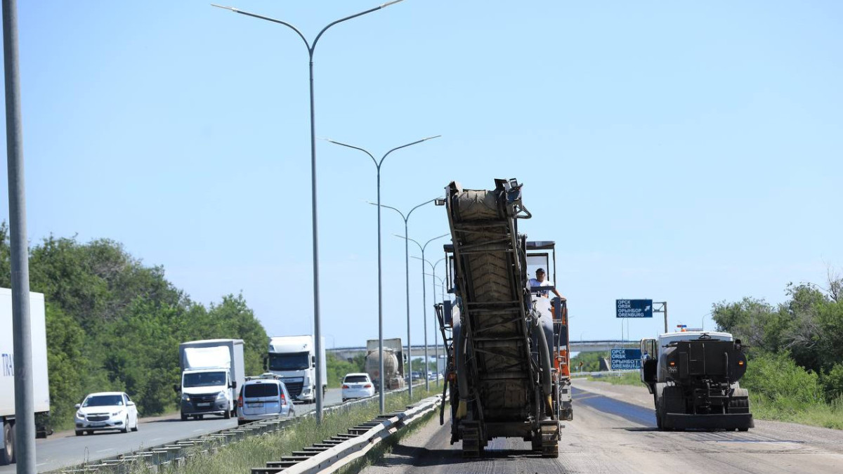 Ақтөбе – Хромтау тасжолындағы жөндеу жұмыстарының 70 пайызы аяқталды