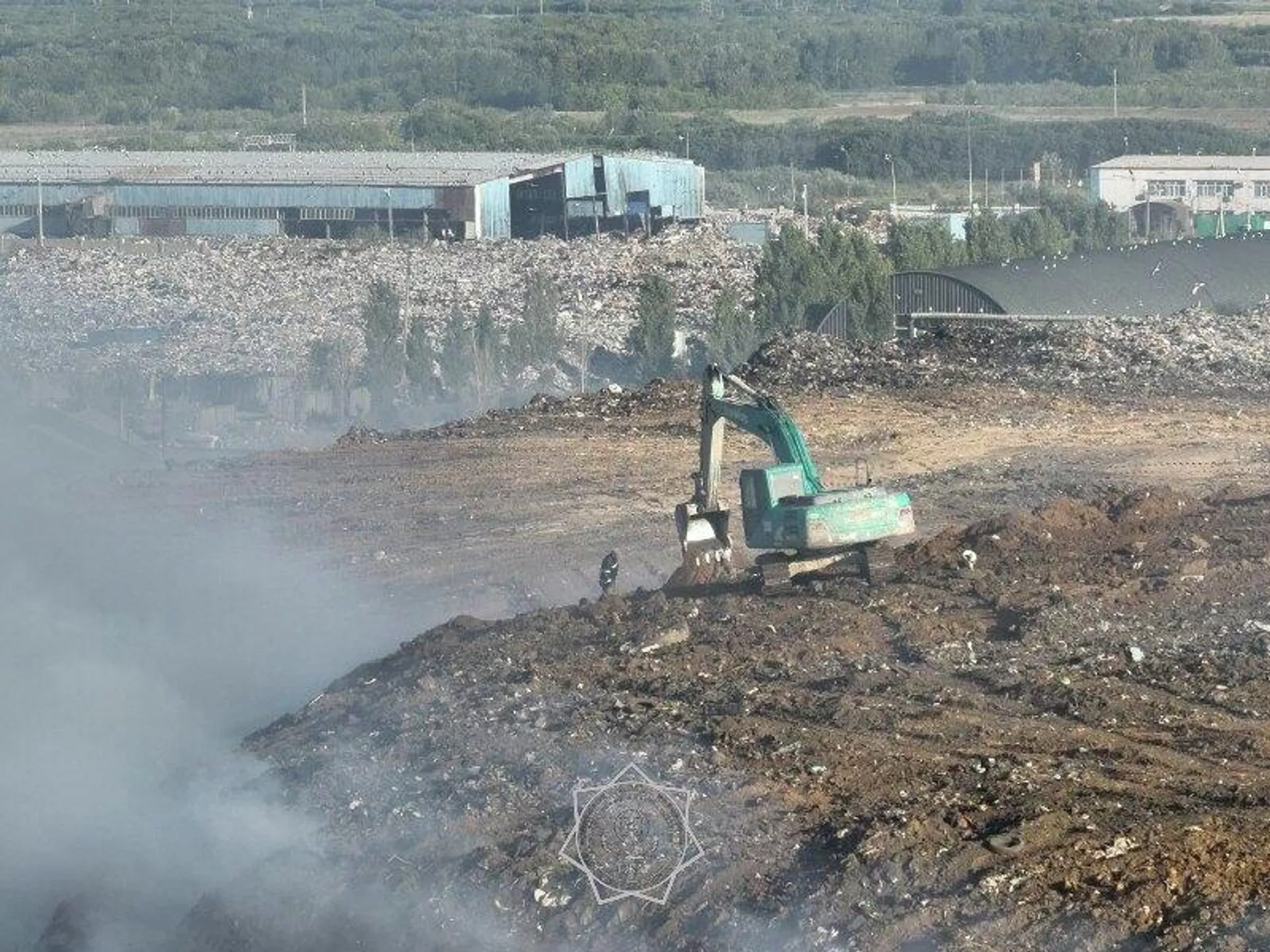 Елордадағы қоқыс полигонындағы өрт толық оқшауланып, сөндірілді