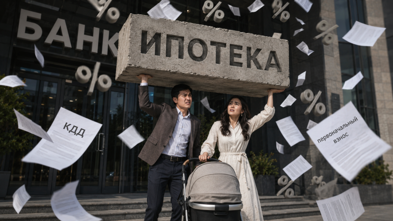 «Подарок отложили»: упадут ли ставки по ипотеке в Казахстане?