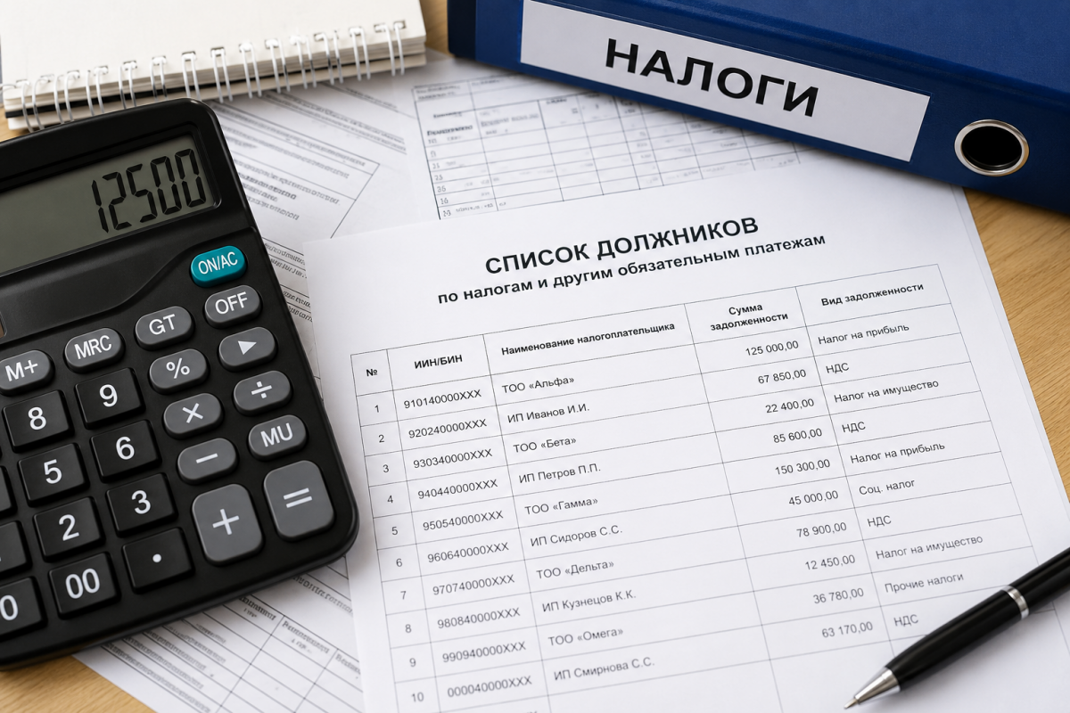 КГД опубликовал список налоговых должников: проверьте, нет ли в нем вас