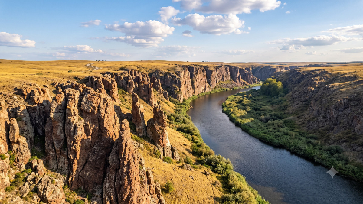 Селетинские каньоны: два часа от Астаны и вода, в которой живут раки