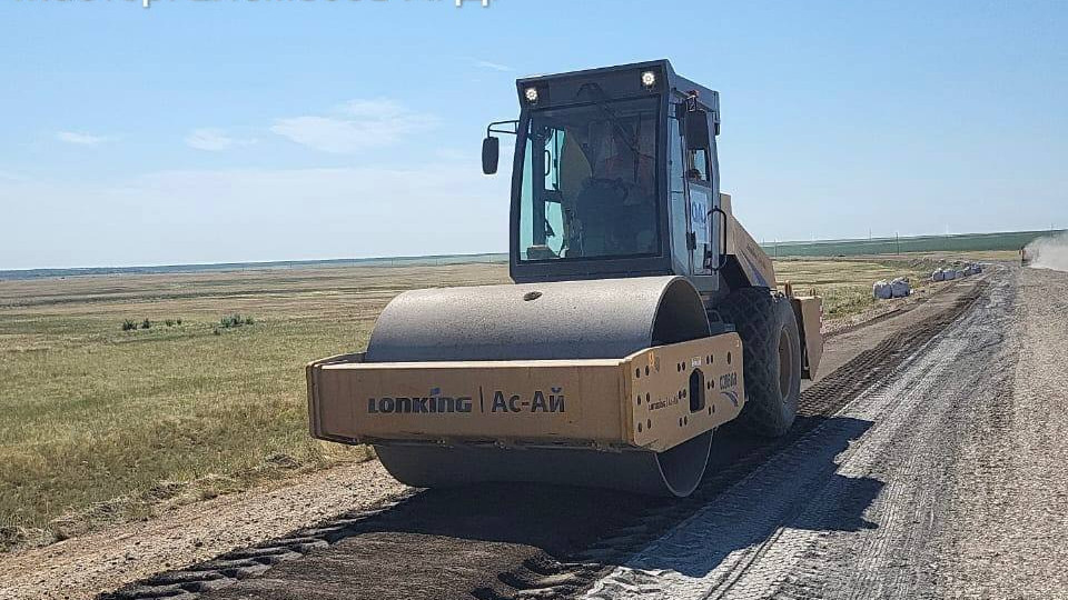 На дороге Жезказган – Аркалык – Петропавловск ремонтируют 60 километров
