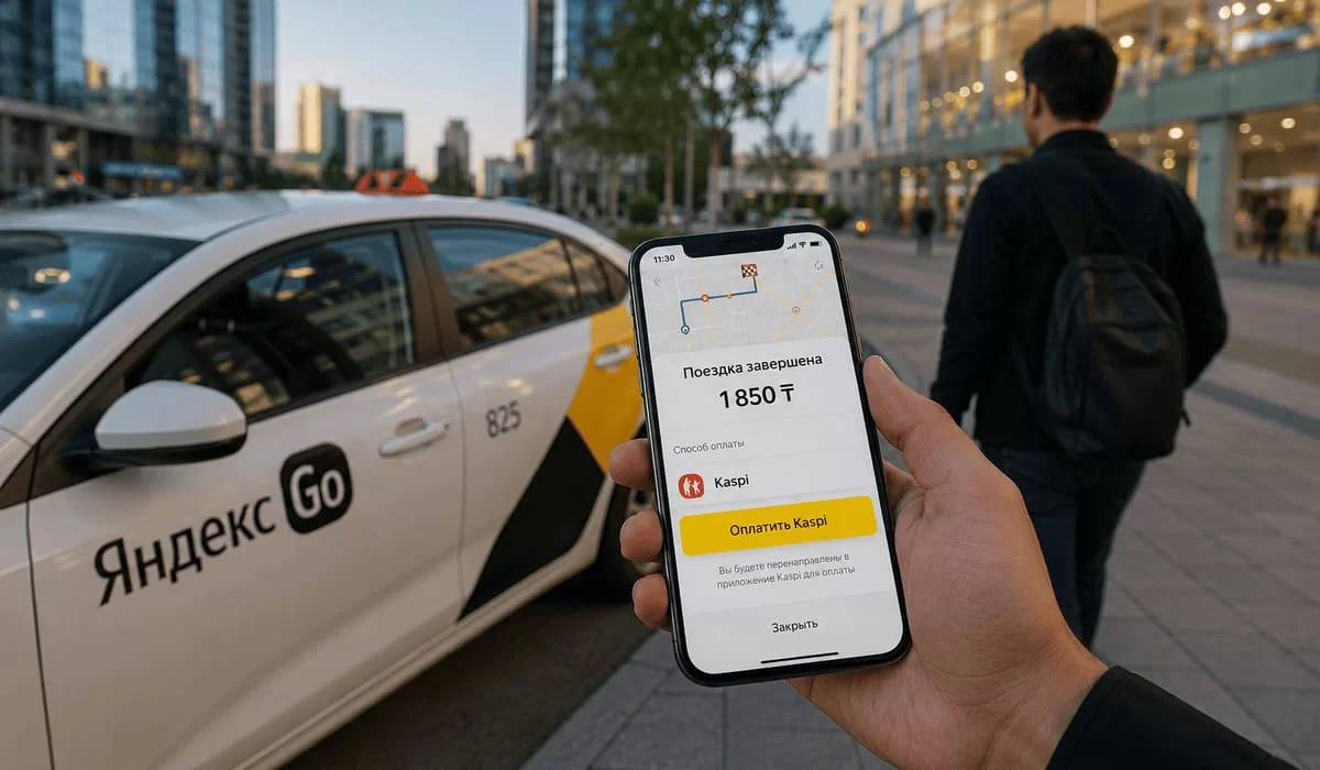 Яндекс Go запустил оплату через Kaspi