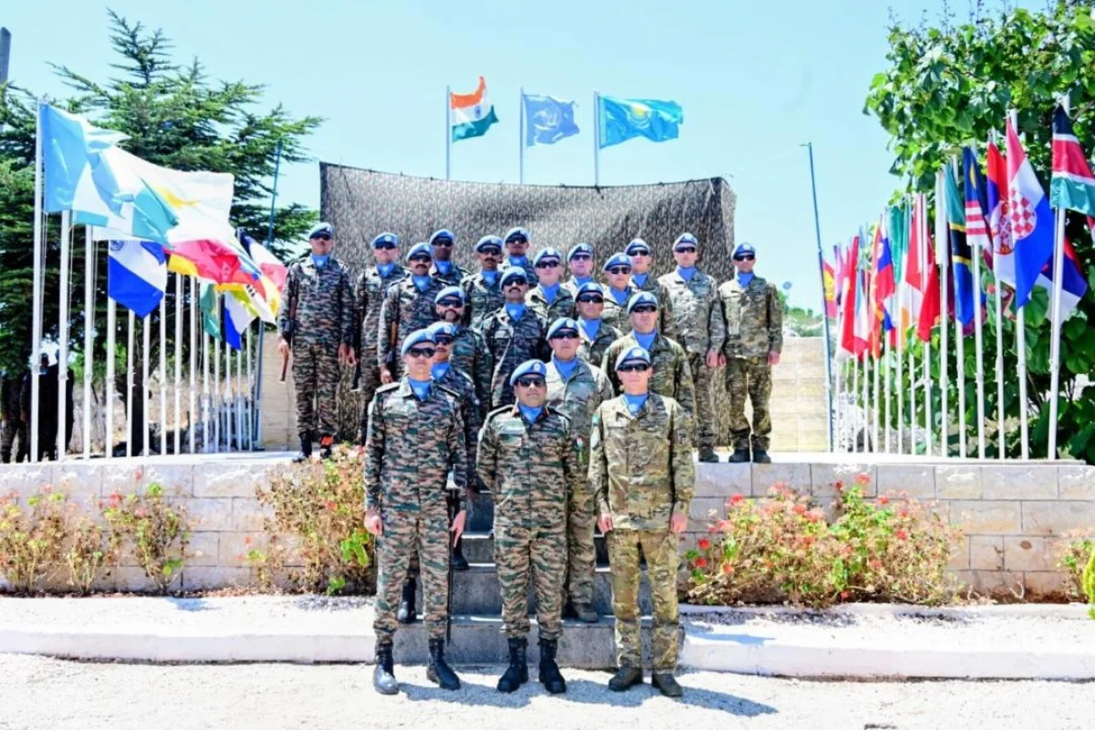 БҰҰ-ның Ливандағы UNIFIL базасында Қазақстан туы көтерілді