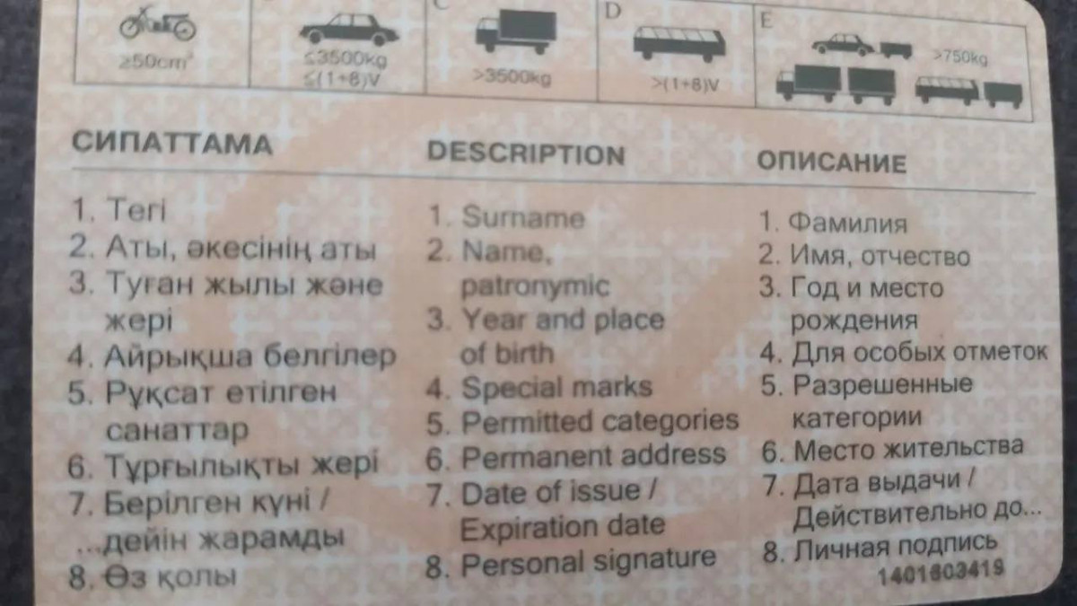 Права аннулировали у 89 водителей с психическими расстройствами в Туркестанской области