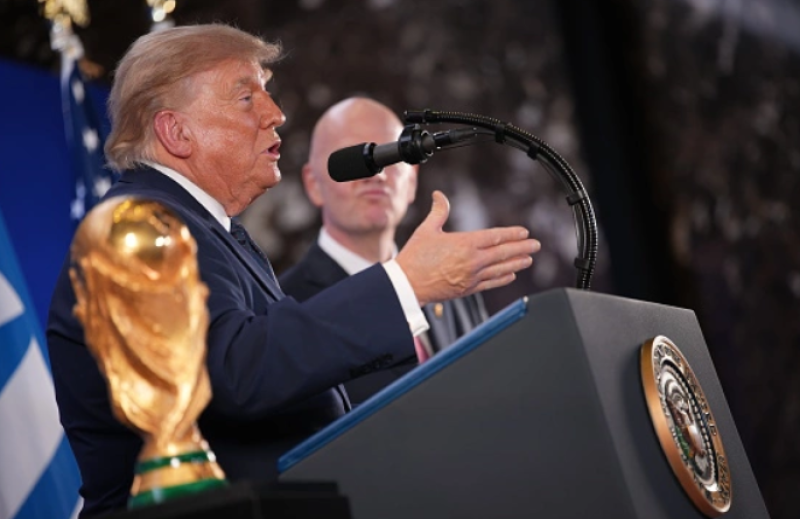 Дональд Трамп посетил финал чемпионата мира по футболу