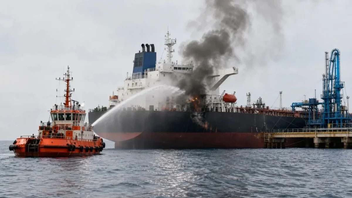 Удар по нефтяному маршруту: танкер с казахстанской нефтью атаковали в Чёрном море