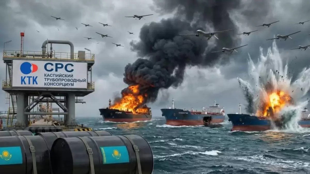 КҚК терминалы маңында тағы бір танкерге дрон шабуыл жасады