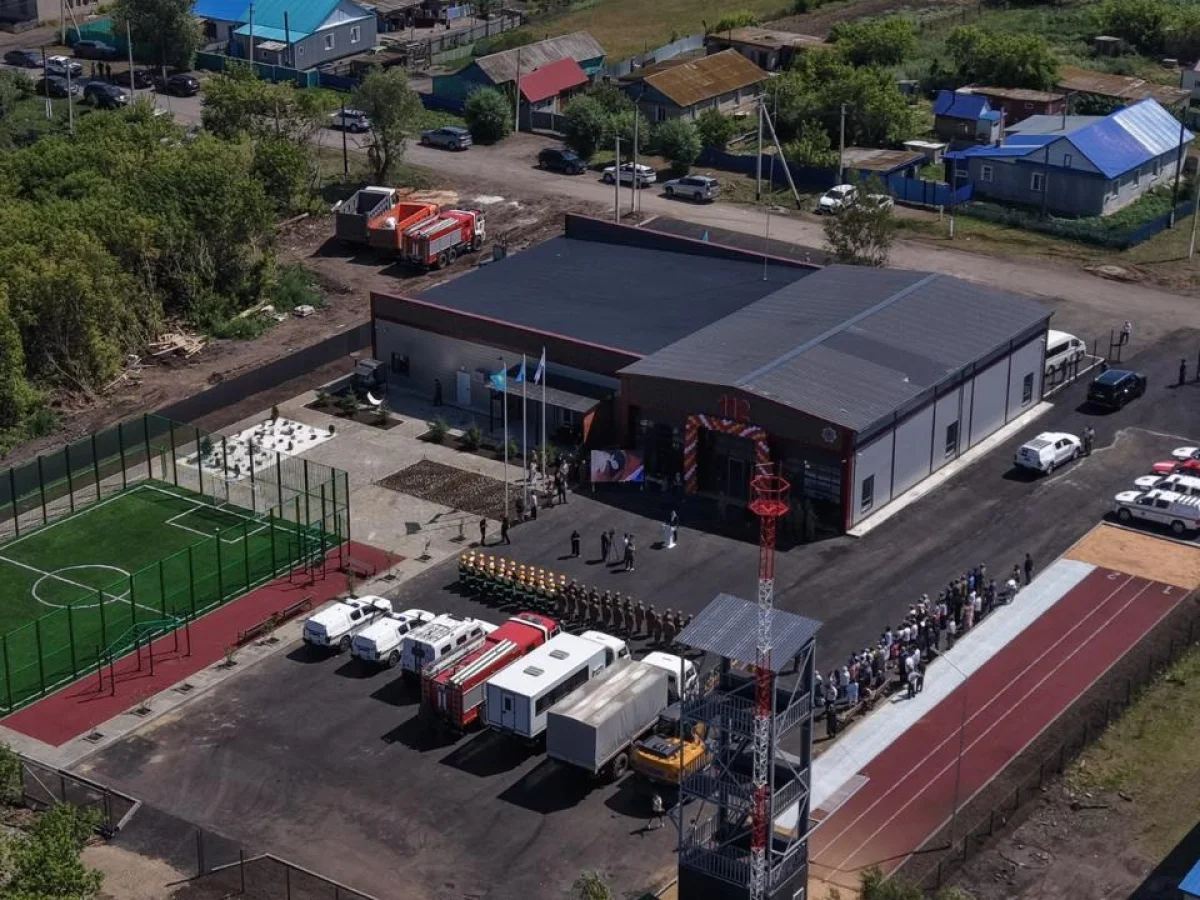 ТЖМ басшысы Смирново ауылында жаңғыртылған өрт сөндіру бөлімін ашты