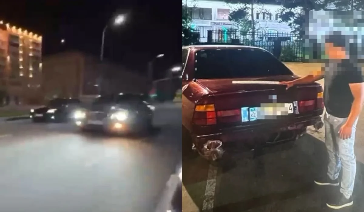 Водитель BMW из Павлодара опубликовал видео в соцсетях и получил штрафы