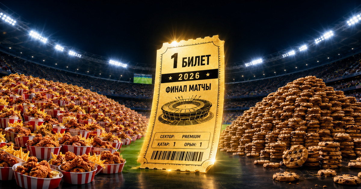  4 520 KFC баскеті, 31 жылға жететін печенье: әлем чемпионатының билеті қаншадан сатылды? 