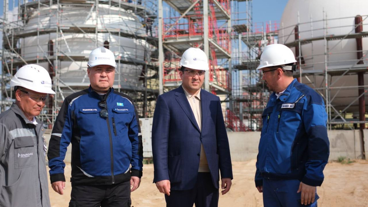 Қашаған газ өңдеу зауыты құрылысының орындалу деңгейі 60 пайызға жетті