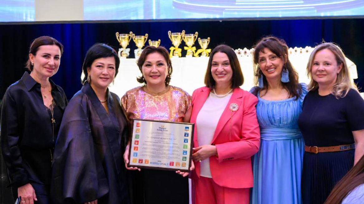 Казахстанка получила международную премию The Women Noble Prize 2026