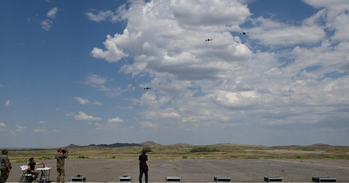   «Спасск» полигонында дрондар сынақтан өтті   