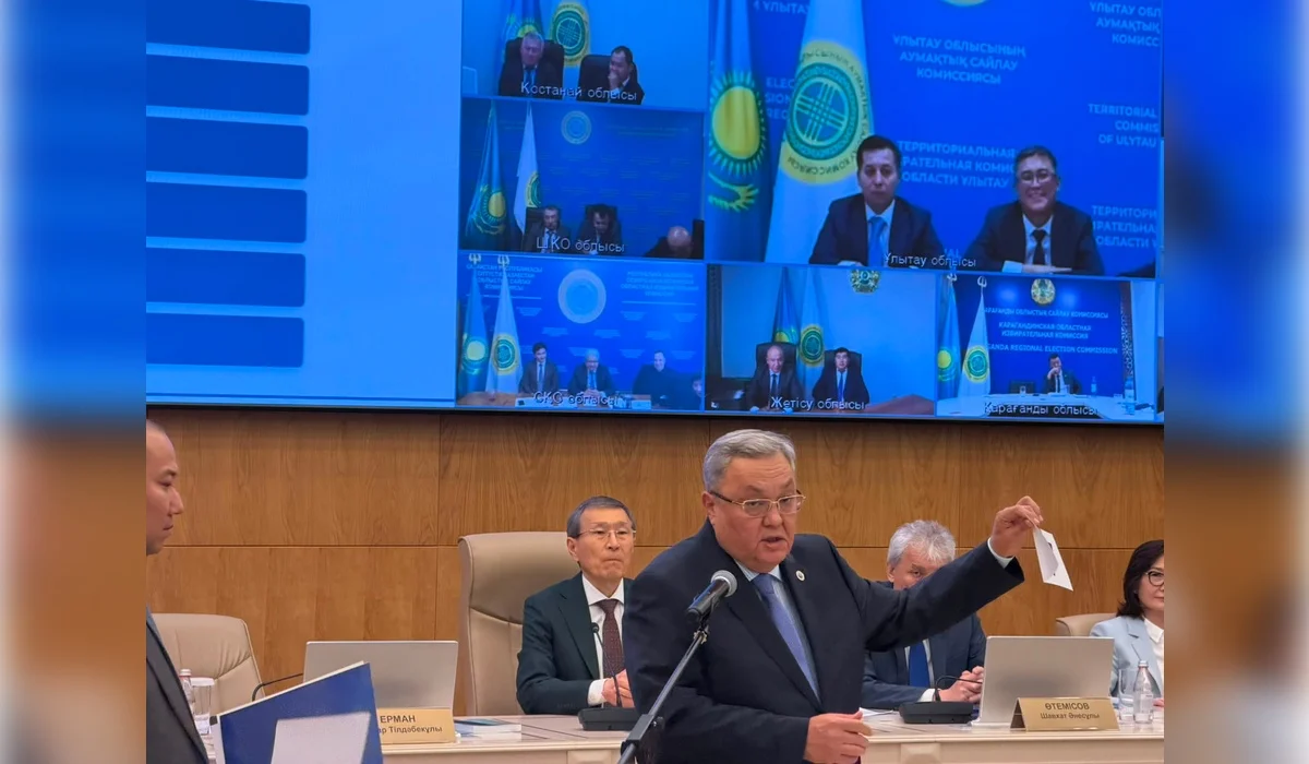 Сайлау бюллетеніндегі партиялар атауының реті жеребемен анықталды