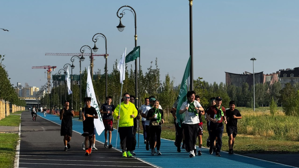 «Baitaq Run Fest»: Жасылдар партиясы сайлауалды үгіт-насихат науқанын эко-марафонмен бастады