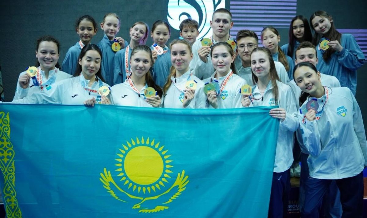 Карагандинские спортсмены завоевали 35 медалей на чемпионате Азии по артистическому плаванию