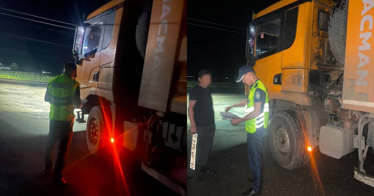  Қостанай облысында жүргізуші куәлігінсіз жүк көлігін басқарған азамат ұсталды 