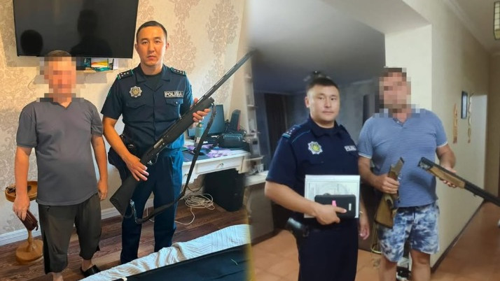 В Астане проверили тысячи владельцев оружия: какие нарушения выявили