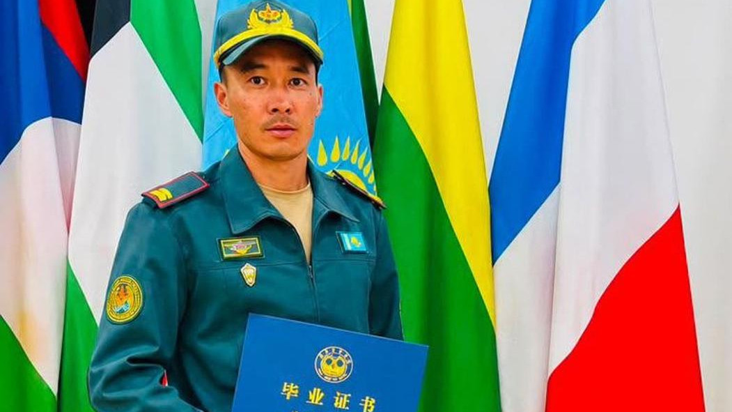 Военный из Казахстана отличился на подготовке в китайской академии