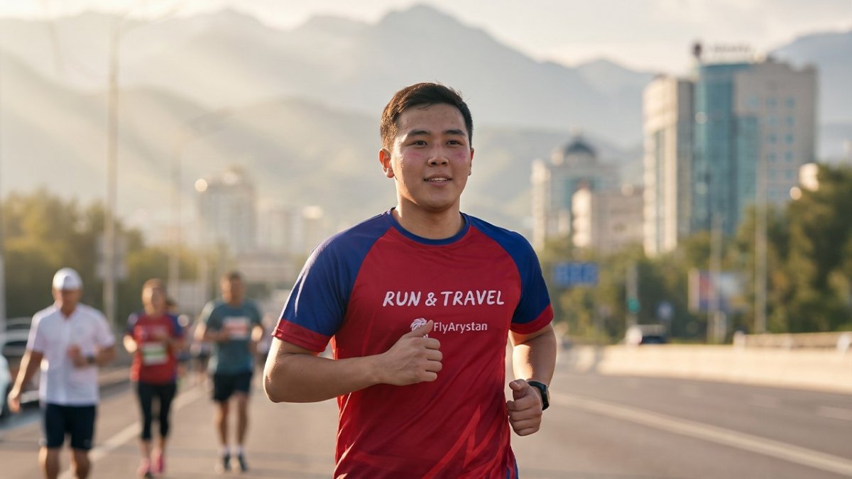 FlyArystan продолжает партнерство с Almaty Marathon и предоставляет участникам скидку 30% на перелеты