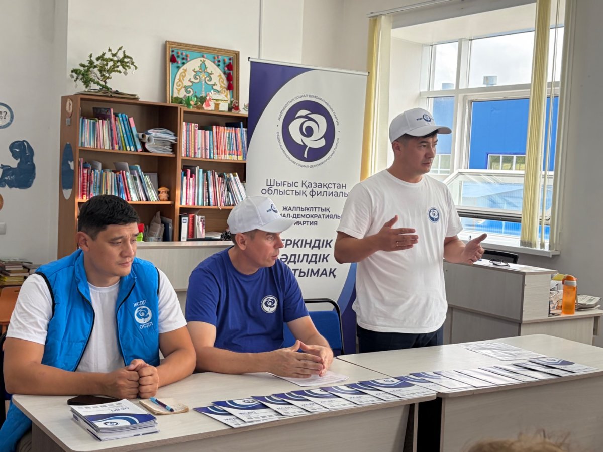 ОСДП провела встречу с избирателями в поселке Глубокое: борьба с коррупцией как условие подъема села