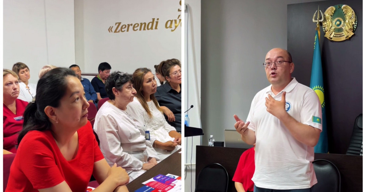  ЖСДП төрағасы Зерендіде дәрігерлермен кездесті 