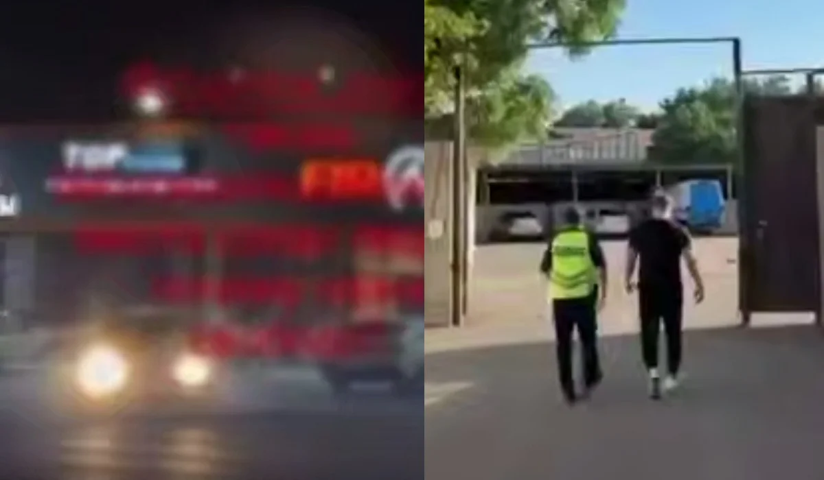 Пять суток получил водитель за дрифт на улицах Тараза (ВИДЕО)