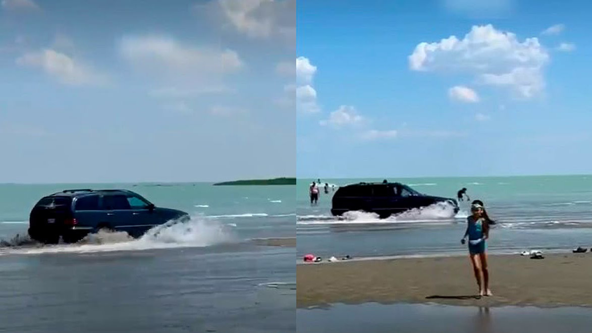 Водителя арестовали после опасной езды по берегу озера Балхаш
