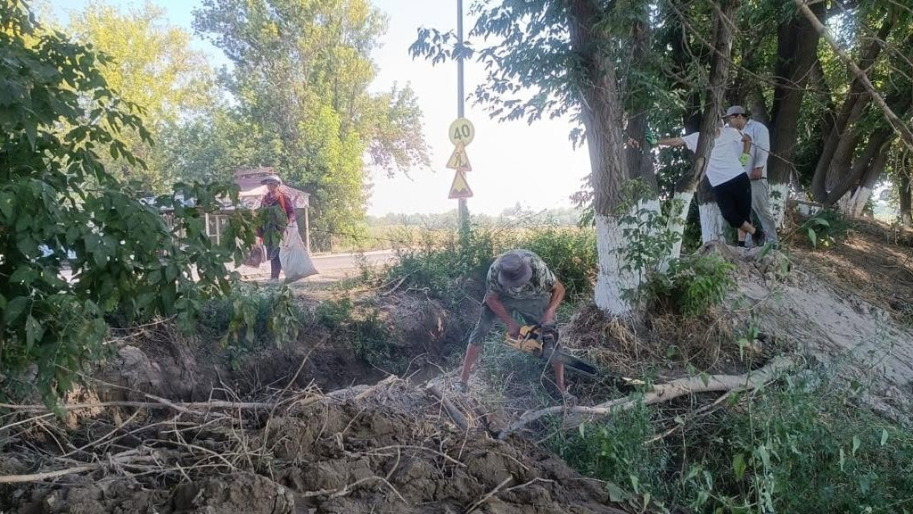 «Таза Қазақстан»: Келес ауданында орман өрттерінің алдын алу шарасы өтті