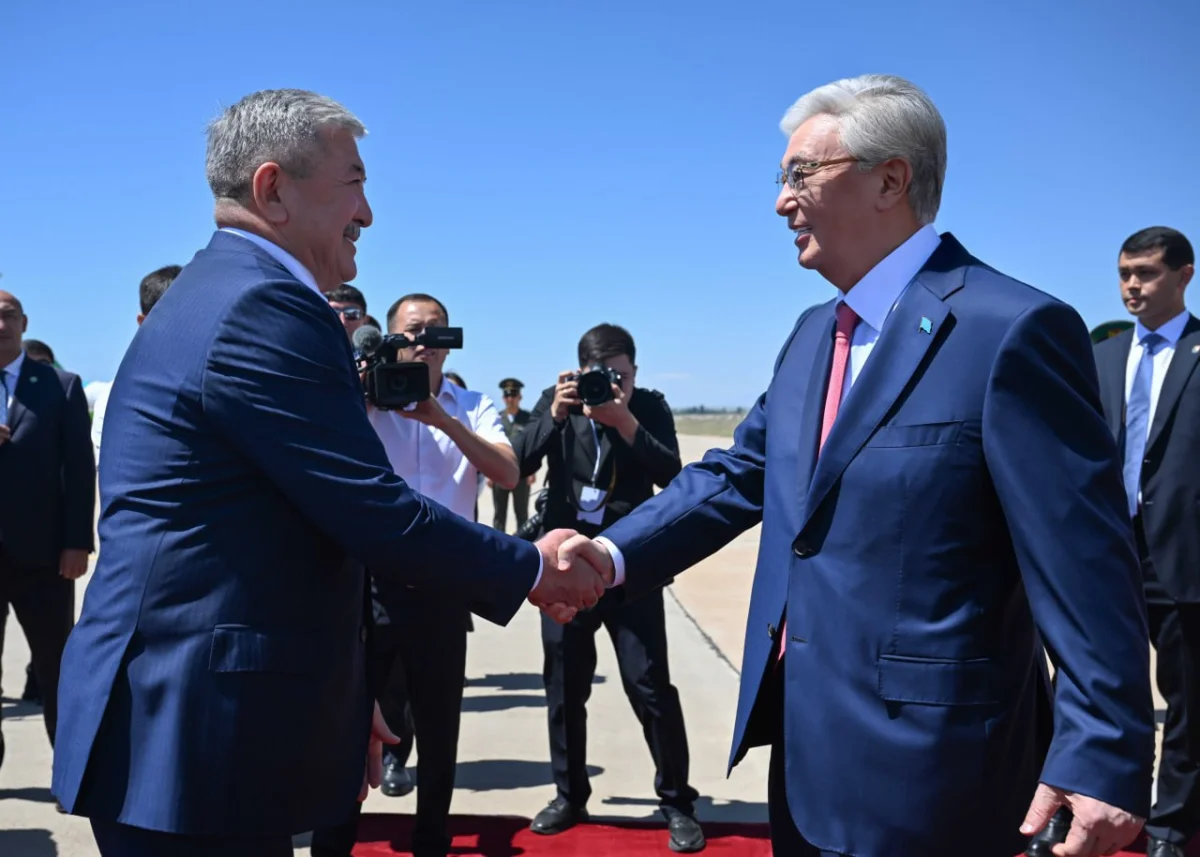 Президент Орталық Азия және Әзербайжан көшбасшыларының кездесуіне қатысу үшін Шолпан-Атаға келді