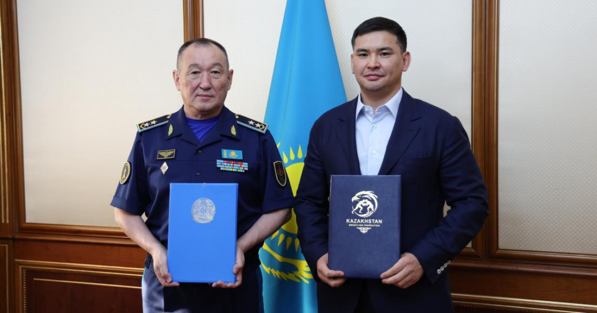   Қорғаныс министрлігі мен Қазақстан күрес федерациясы ынтымақтастық туралы меморандумға қол қойды   