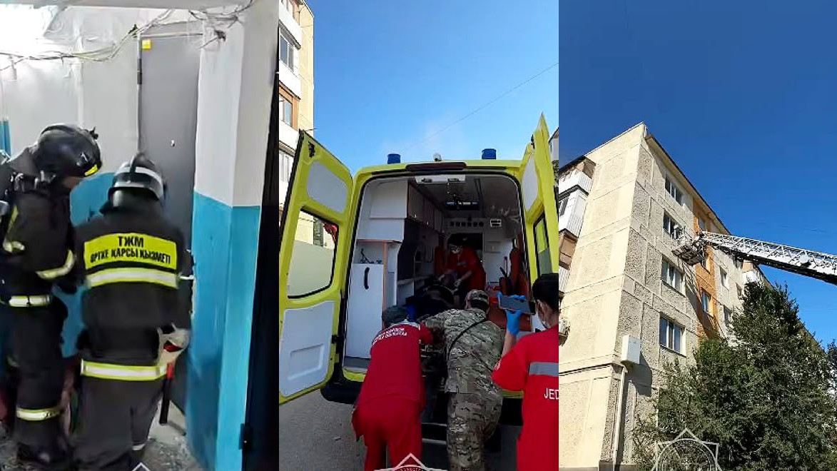 Мужчину спасли из горящей квартиры в Жезказгане