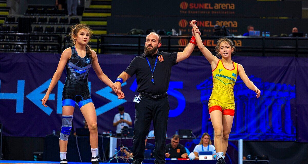 Казахстан завоевал две медали на чемпионате мира по женской борьбе