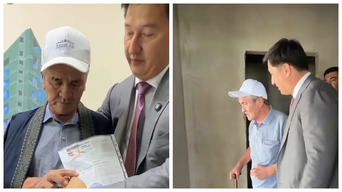 Кәсіпкер 30 жыл малшы болған азаматқа пәтер сыйлады