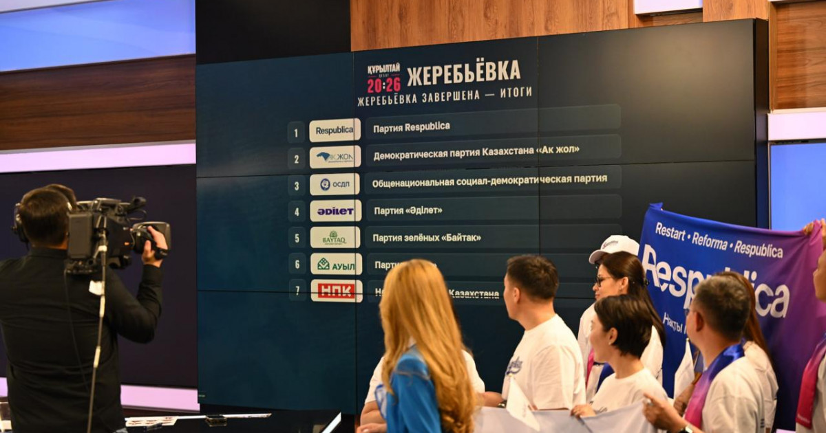   Сайлауалды теледебаттарға қатысушылардың сөз сөйлеу реті анықталды   