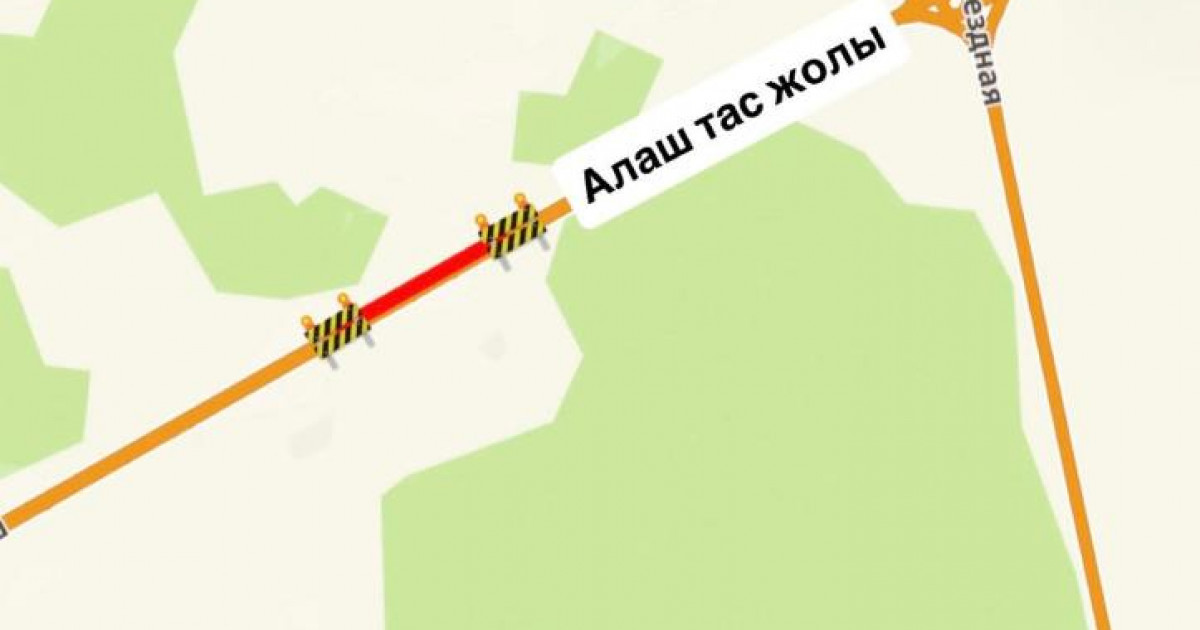   Астанада Алаш тасжолы жөндеу жұмысына байланысты ішінара жабылады   