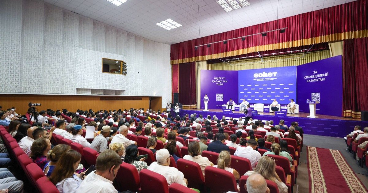   «Әділет» партиясы Жамбыл тұрғындарымен өңір мәселелерін талқылады   