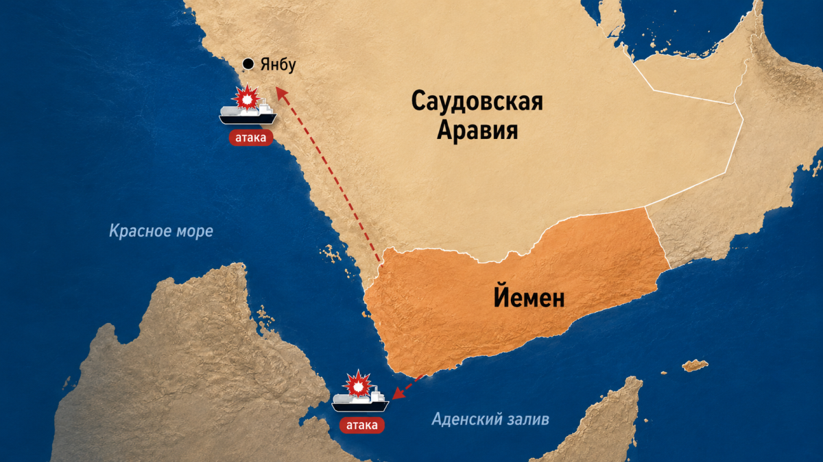 Хуситы ударили по саудовским танкерам в Красном море