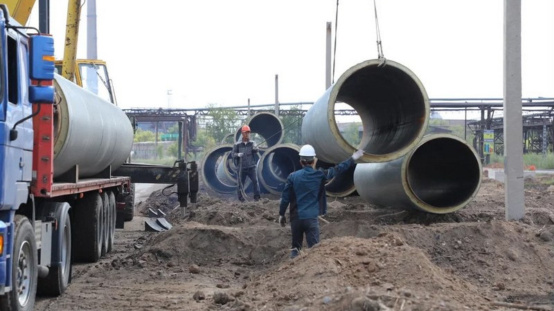 В Темиртау заменят аварийный тепловывод от ТЭЦ-2