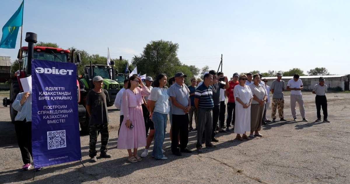  «Әділет» партиясының кандидаттары Алматы, Жетісу, Ақмола және Атырау облысы тұрғындарымен кездесті 