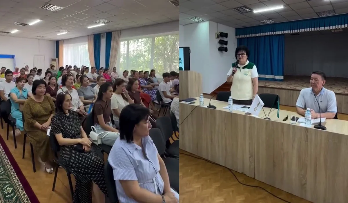 «Ауыл» партиясының өкілдері Тараз тұрғындарының сауалдарына жауап берді