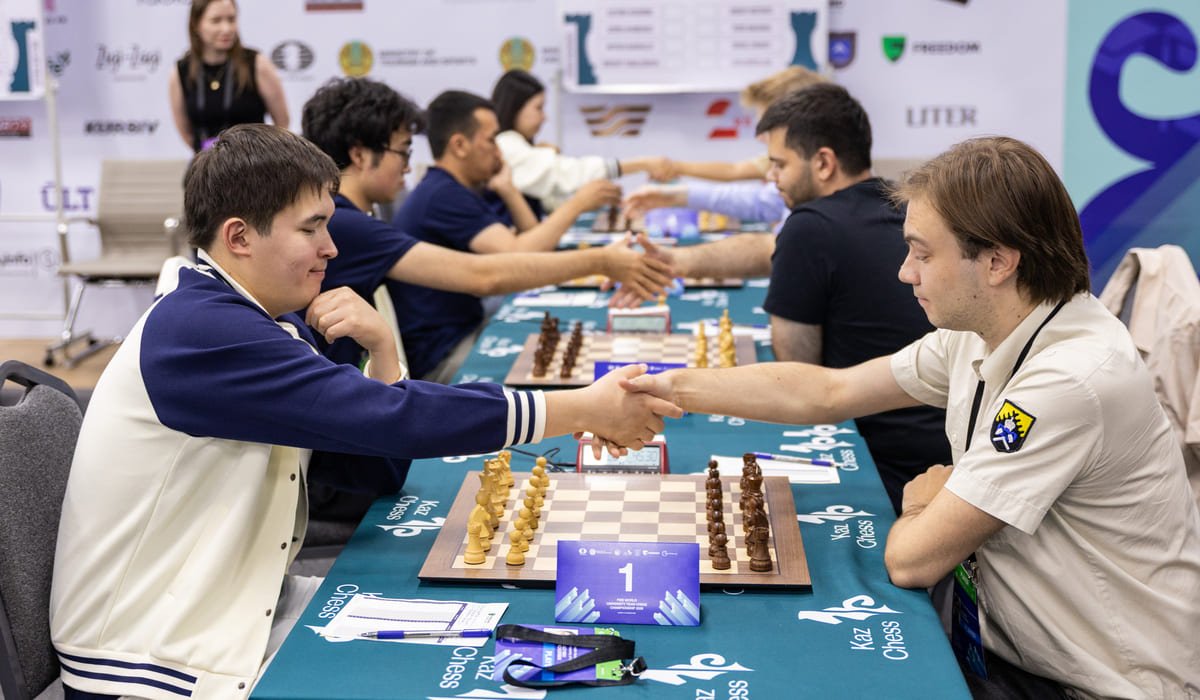 Казахстанская команда поборется за бронзу шахматного ЧМ в Алматы