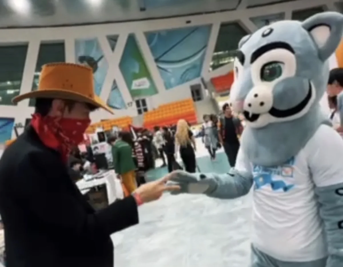 Тазабек появился среди косплееров на Comic Con