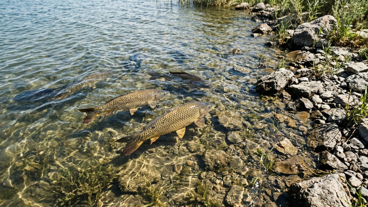 Гигантскую рыбу в горных водах Сибин снял очевидец