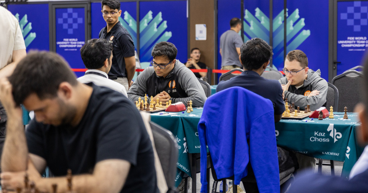  Алматыда FIDE World University Team Chess Championship 2026 финалистері анықталды 