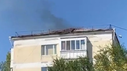 Кровля загорелась в жилом доме в Астане