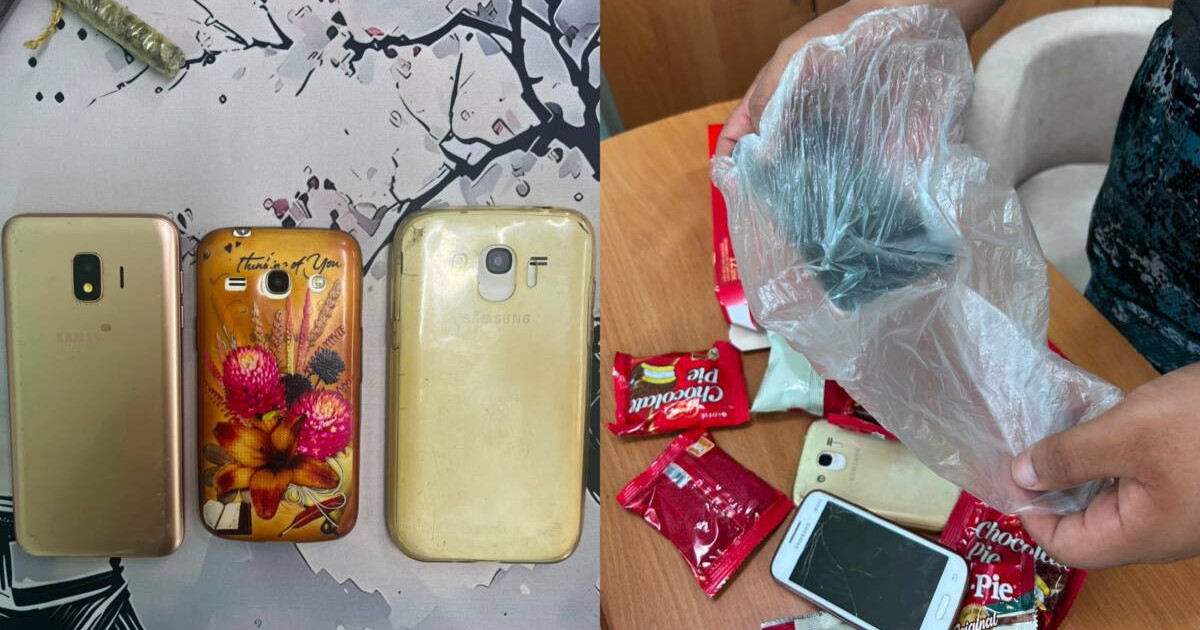  Павлодар тұрғыны телефондарды печенье қаптамасына жасырып түрмеге өткізбек болған 